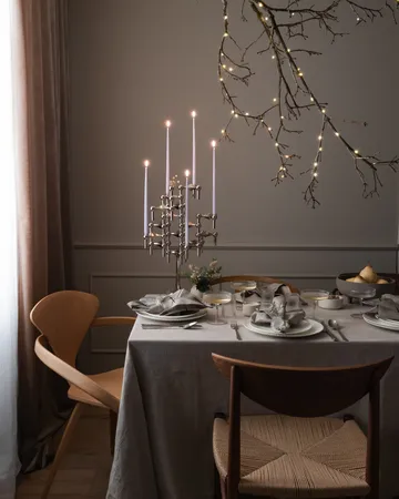 Bougeoir STOFF Nagel - Krom - STOFF Nagel