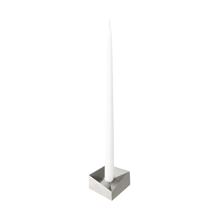 Bougeoir STOFF Nagel Reflect small 2,7 cm - Chrome brossé - STOFF Nagel