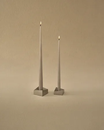 Bougeoir STOFF Nagel Reflect small 2,7 cm - Chrome brossé - STOFF Nagel