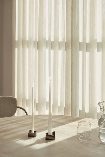 Bougeoir STOFF Nagel Reflect small 2,7 cm - Chrome noir - STOFF Nagel