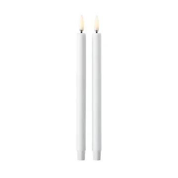 Bougie LED STOFF Nagel by Uyuni Lighting Lot de 2 - Blanc - STOFF Nagel