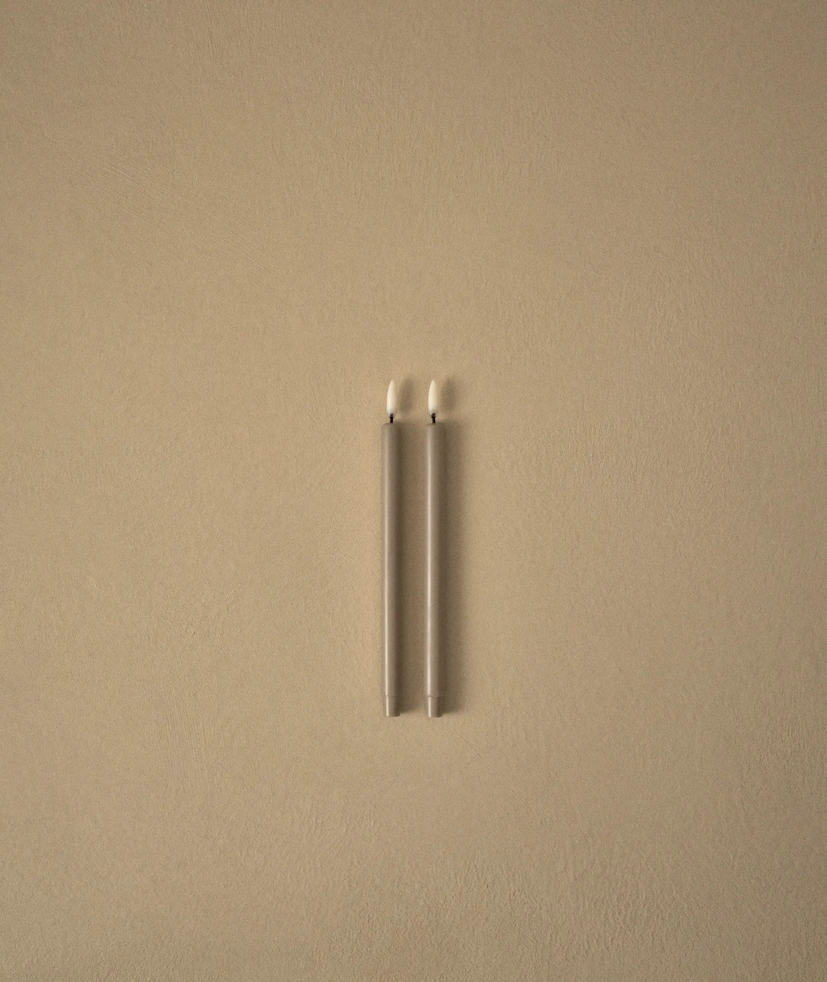 Bougie LED STOFF Nagel by Uyuni Lighting Lot de 2, Sable STOFF Nagel