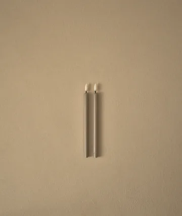 Bougie LED STOFF Nagel by Uyuni Lighting Lot de 2 - Sable - STOFF Nagel