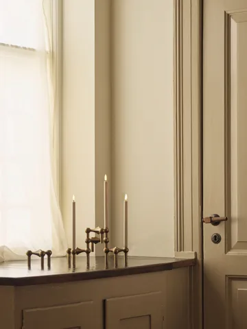 Bougie LED STOFF Nagel by Uyuni Lighting Lot de 2 - Sable - STOFF Nagel