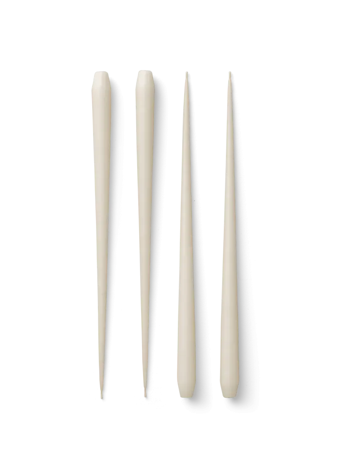 Bougie STUFF Nagel antik by Ester & Erik Lot de 4 grandes - Off-white - STOFF Nagel
