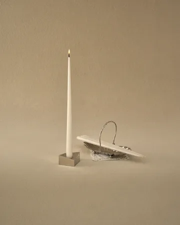 Bougie STUFF Nagel antik by Ester & Erik Lot de 4 grandes - Off-white - STOFF Nagel