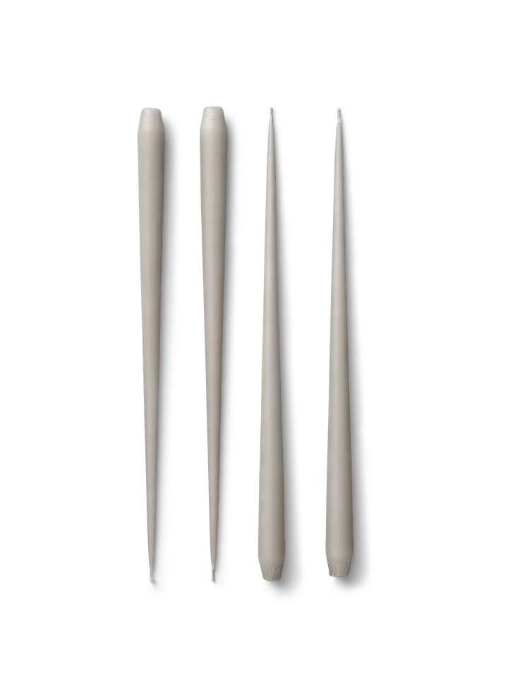 Bougie STUFF Nagel antik by Ester & Erik Lot de 4 grandes - Sand - STOFF Nagel