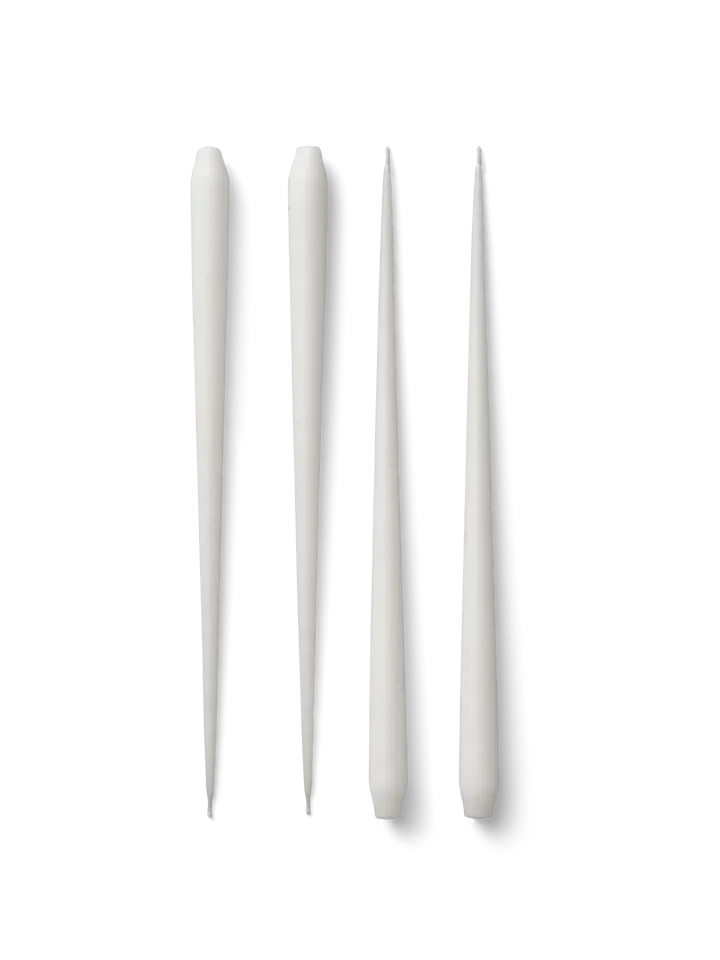 Bougie STUFF Nagel antik by Ester & Erik Lot de 4 grandes - White - STOFF Nagel