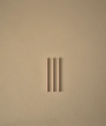 Bougies Nagel ensemble de 12 - Beige - STOFF Nagel