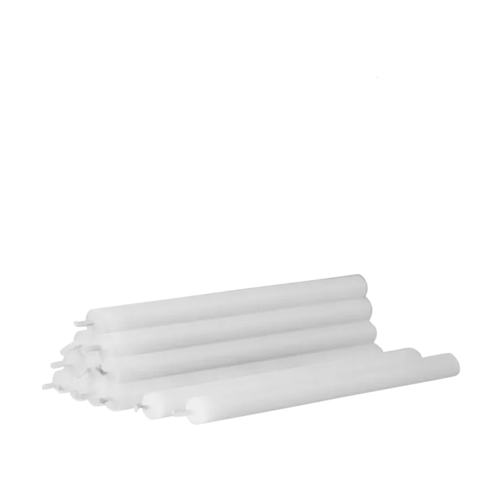 Bougies Nagel ensemble de 12 - blanc - STOFF Nagel