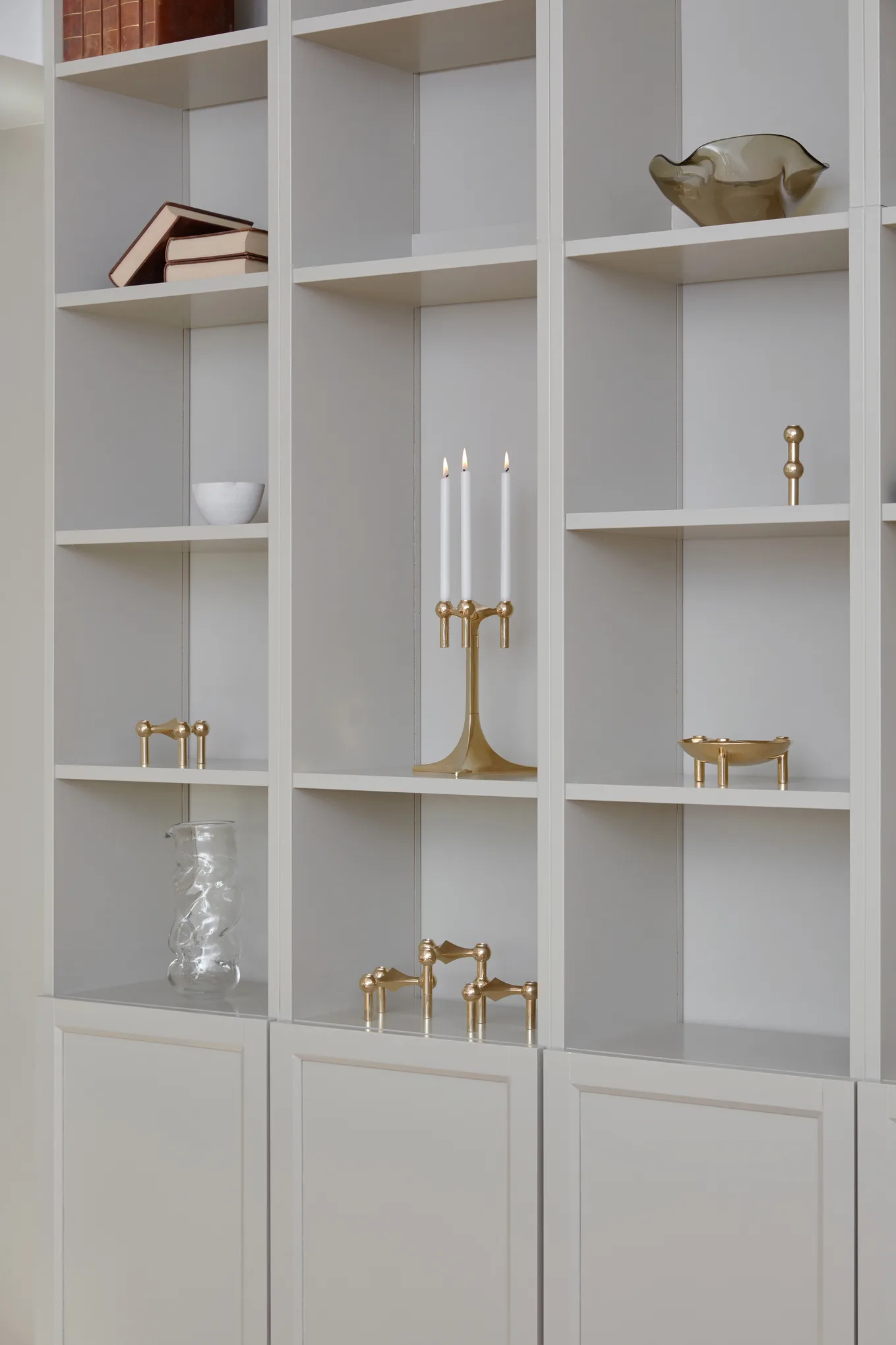 Bougies Nagel ensemble de 12, blanc STOFF Nagel