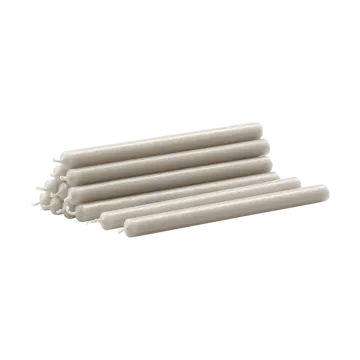 Bougies Nagel ensemble de 12 - Linen grey - STOFF Nagel