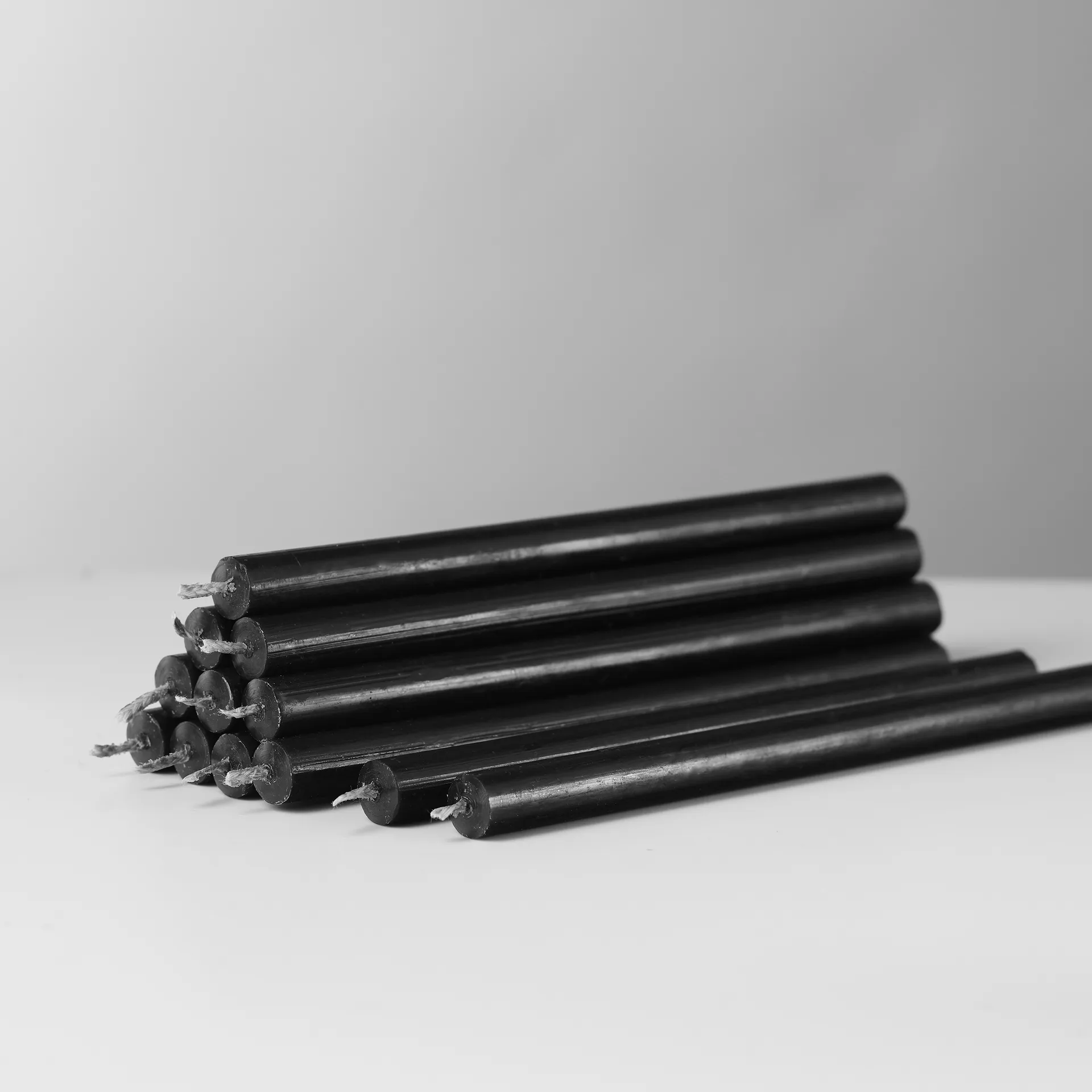 Bougies Nagel ensemble de 12, Noir STOFF Nagel