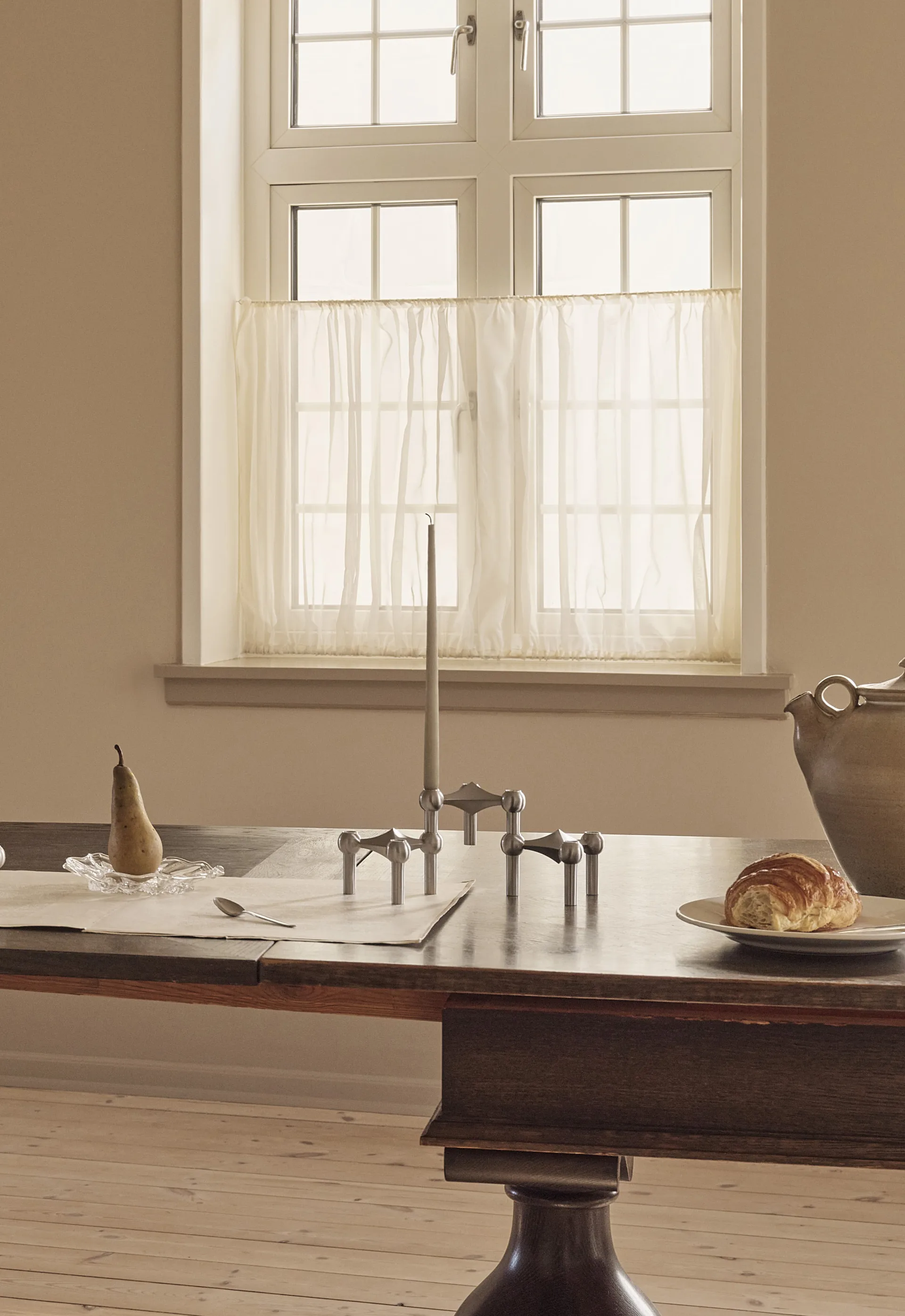 Chandelier Nagel, Chrome brossé STOFF Nagel