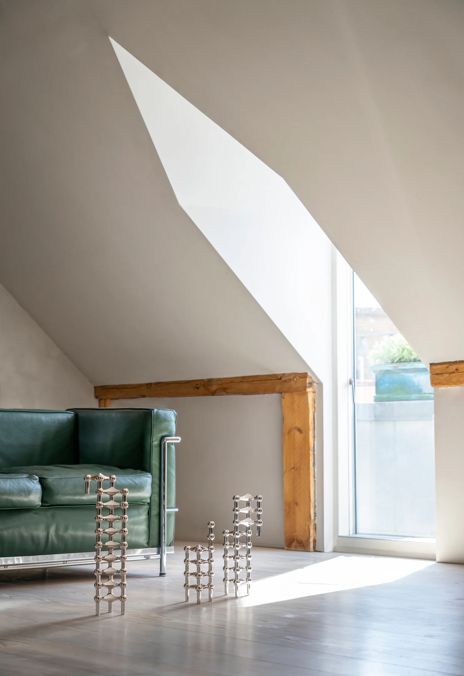 Chandelier Nagel, chrome STOFF Nagel