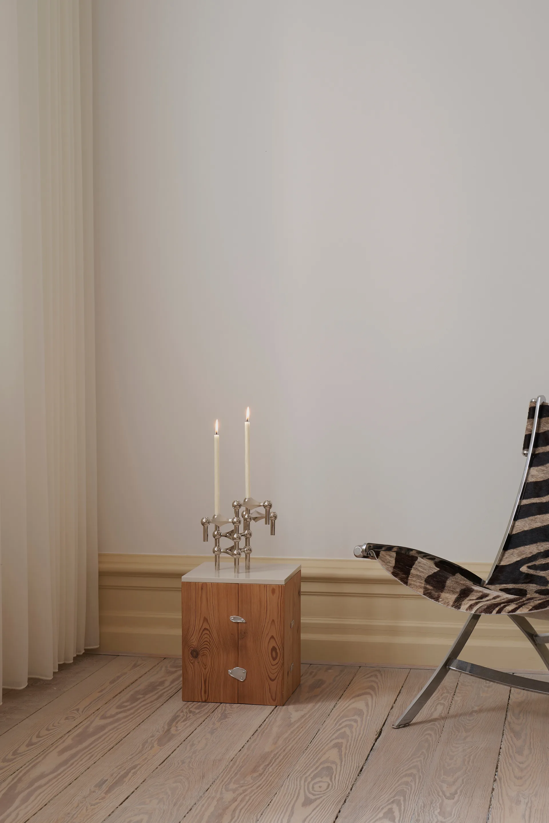 Chandelier Nagel, chrome STOFF Nagel