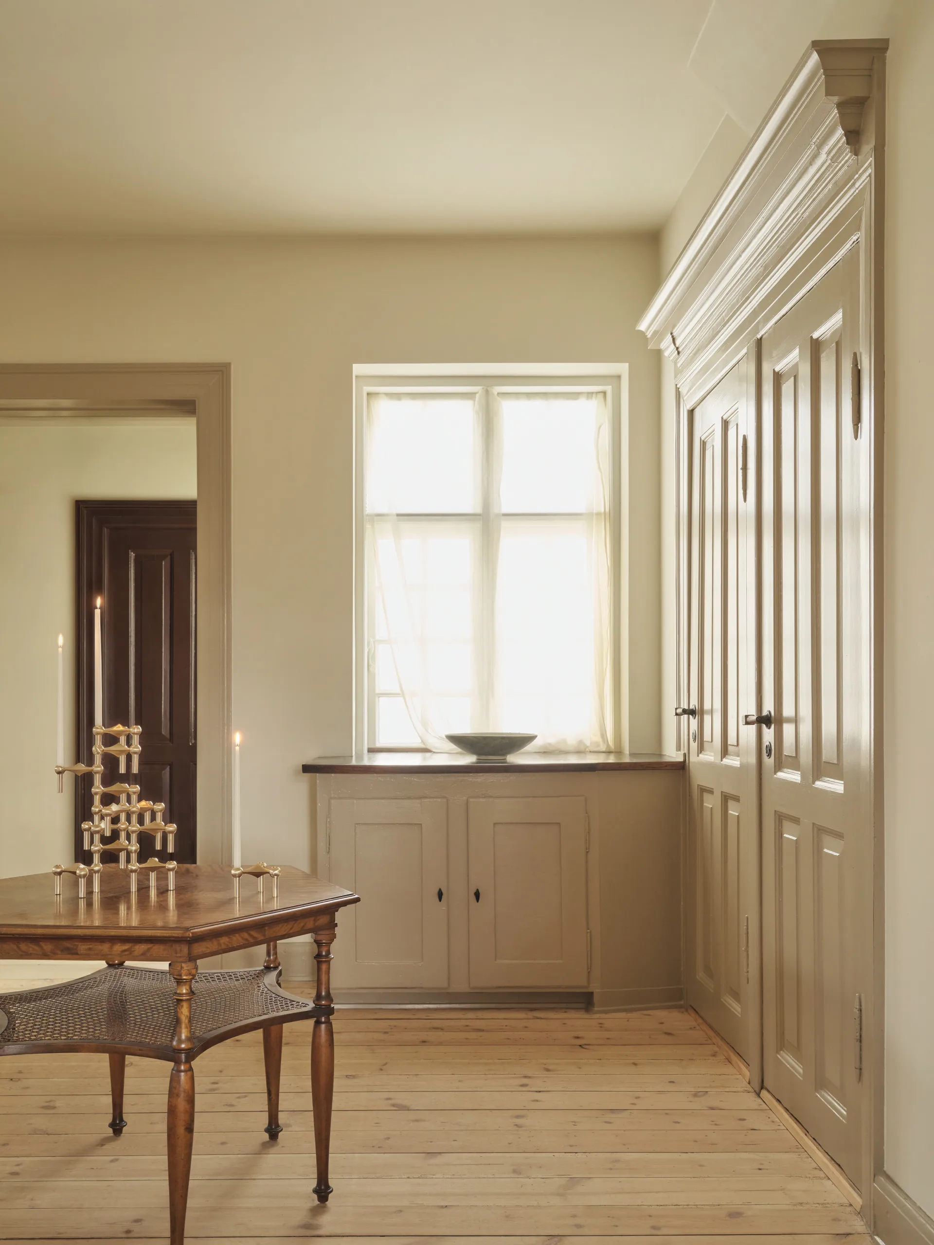 Chandelier Nagel, Laiton brossé STOFF Nagel