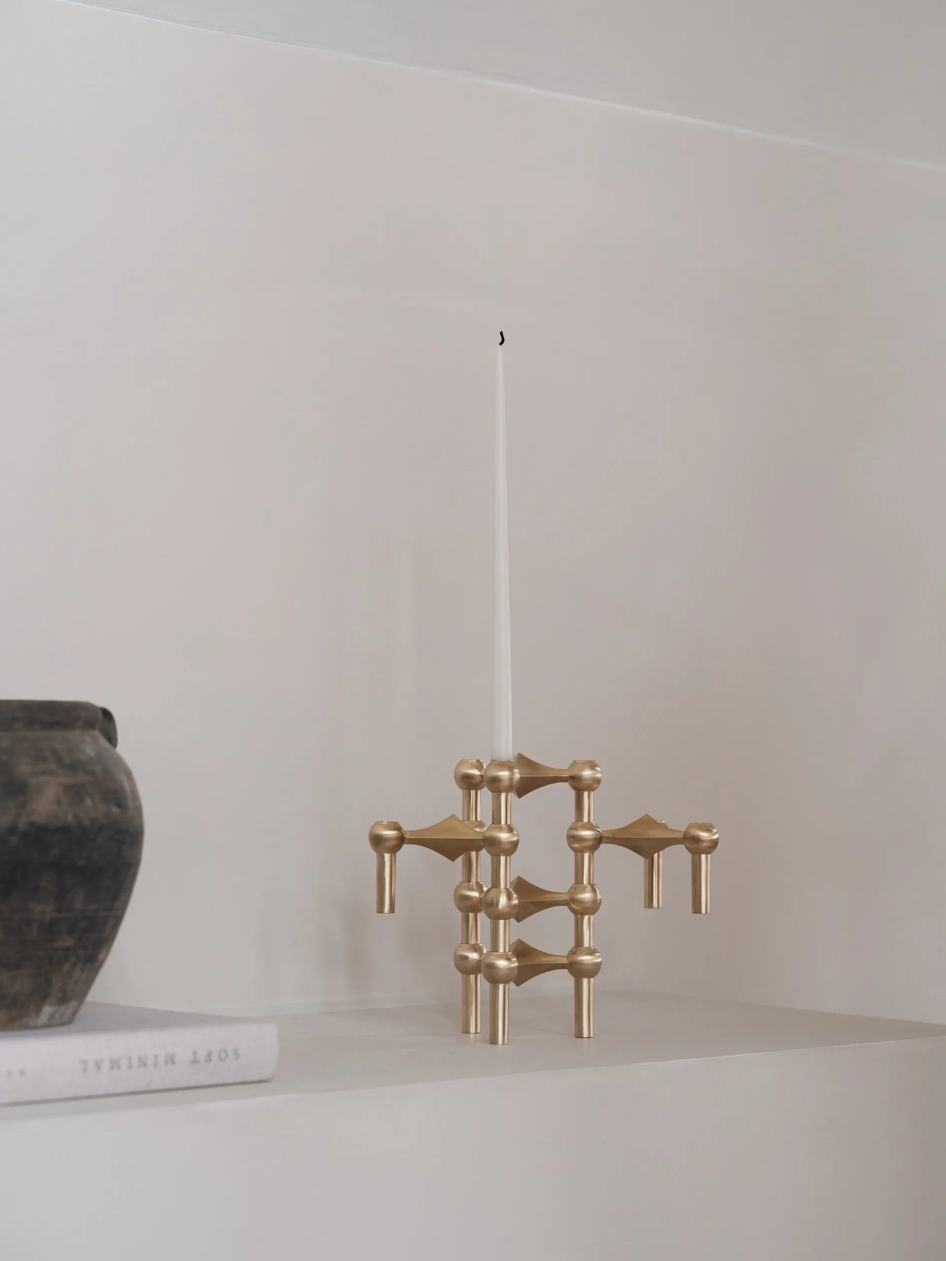 Chandelier Nagel, Laiton brossé STOFF Nagel