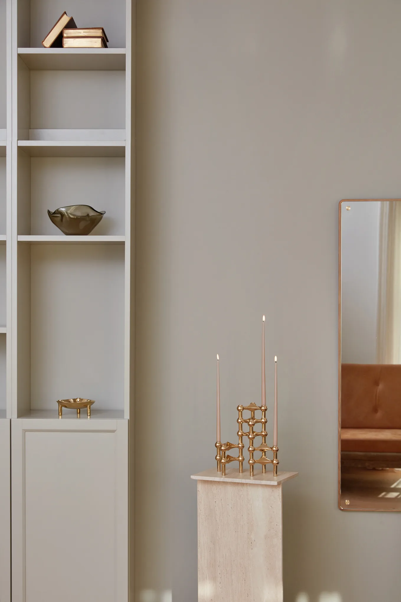 Chandelier Nagel, laiton STOFF Nagel