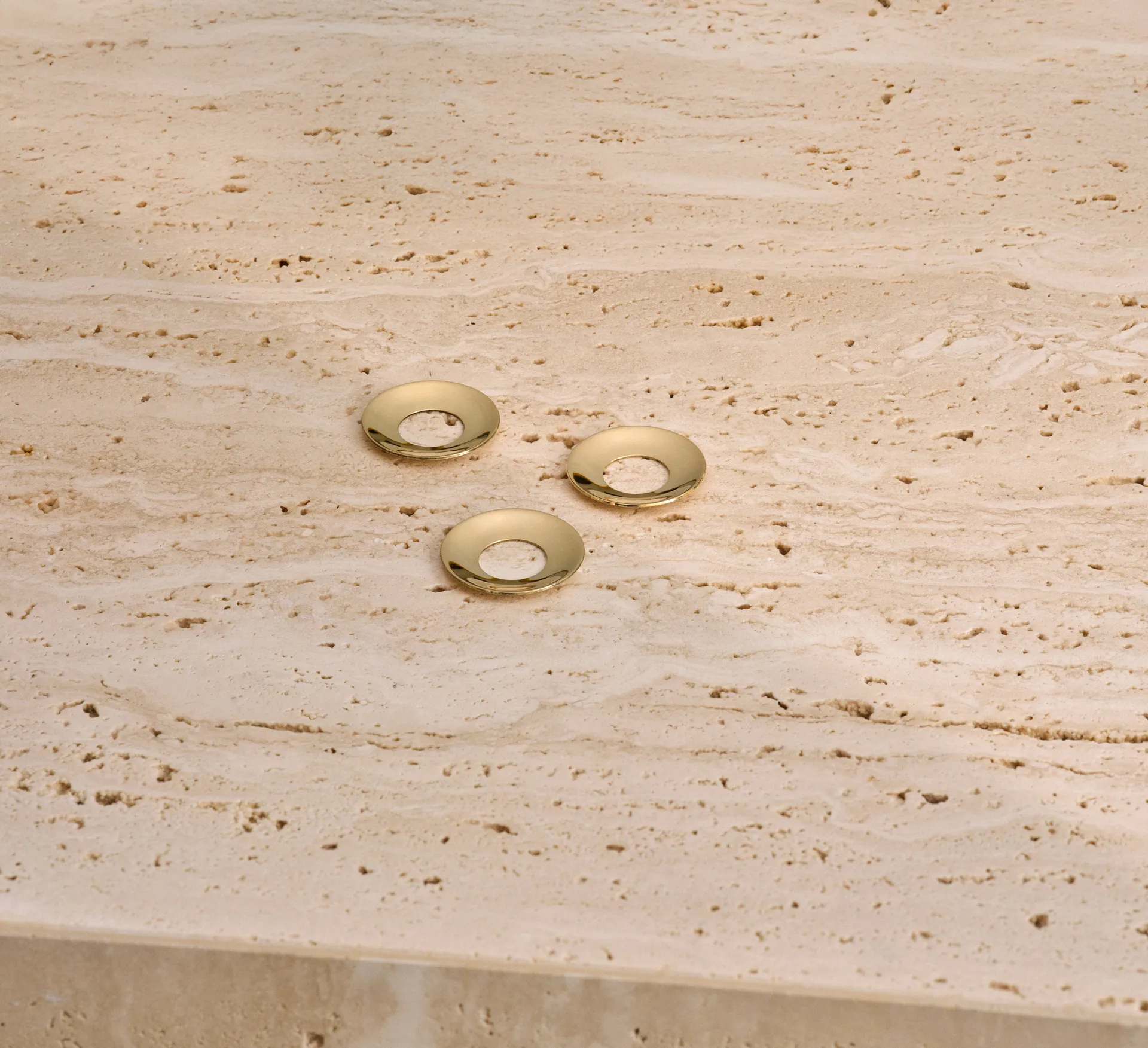 Manchon de bougie Nagel STOFF, 3 pièces, Laiton massif STOFF Nagel