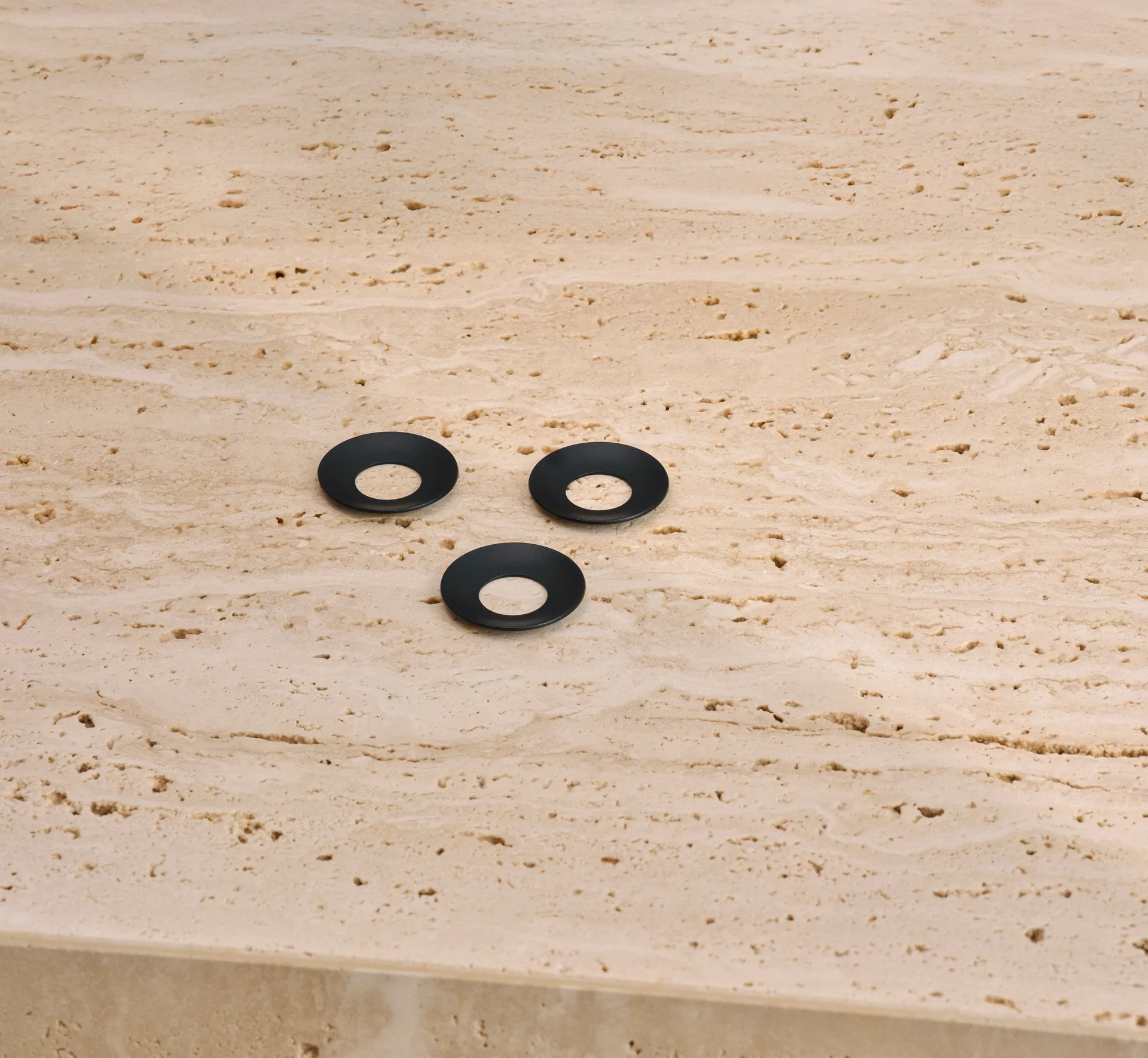 Manchon de bougie Nagel STOFF, 3 pièces, Noir STOFF Nagel