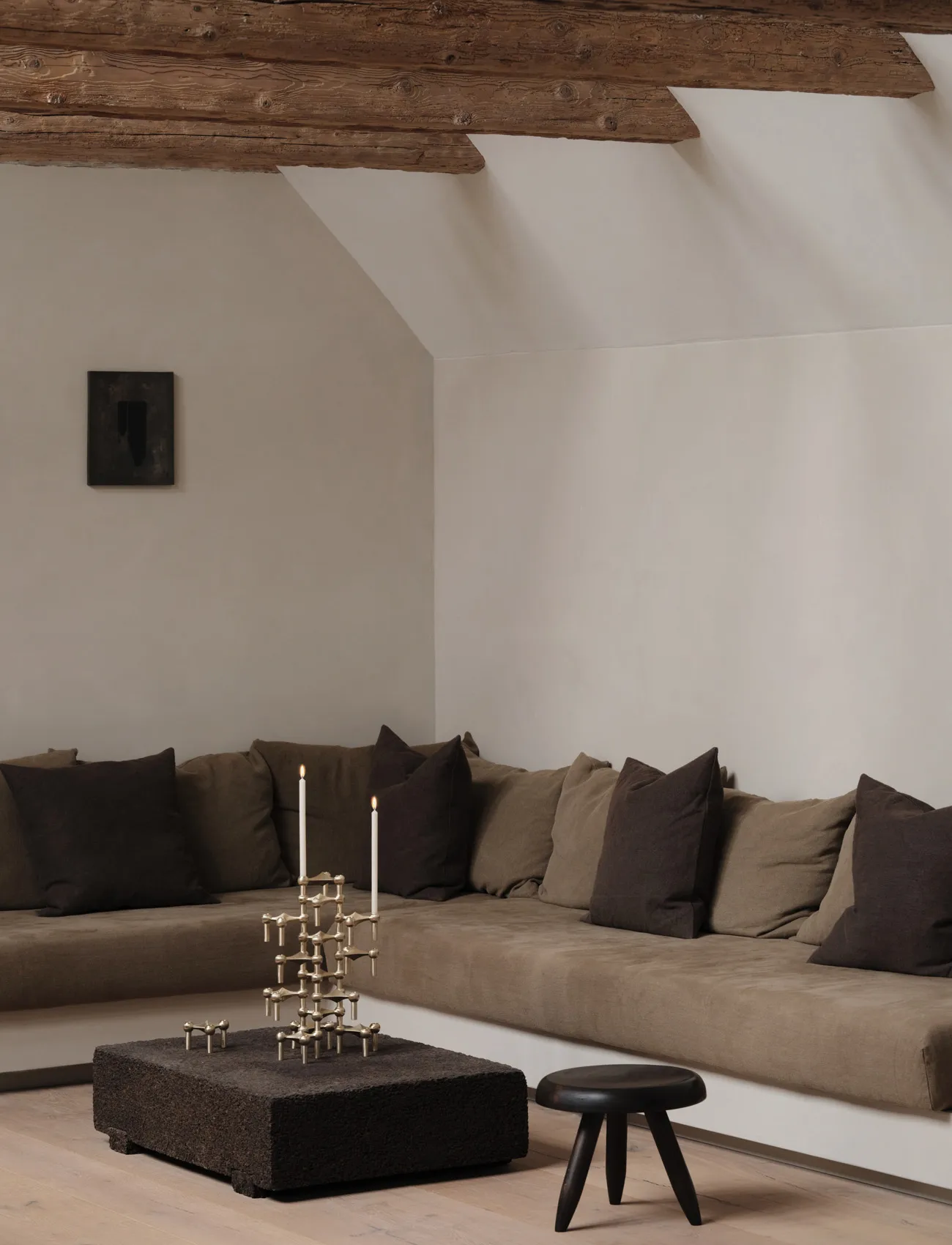 STOFF Nagel bougeoir lot de 3, Laiton brossé STOFF Nagel