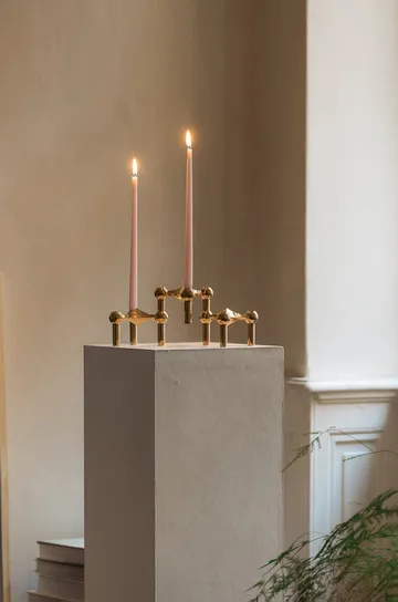 STOFF Nagel bougeoir lot de 3 - laiton - STOFF Nagel