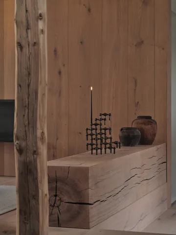 STOFF Nagel bougeoir lot de 3 - Noir chrome - STOFF Nagel