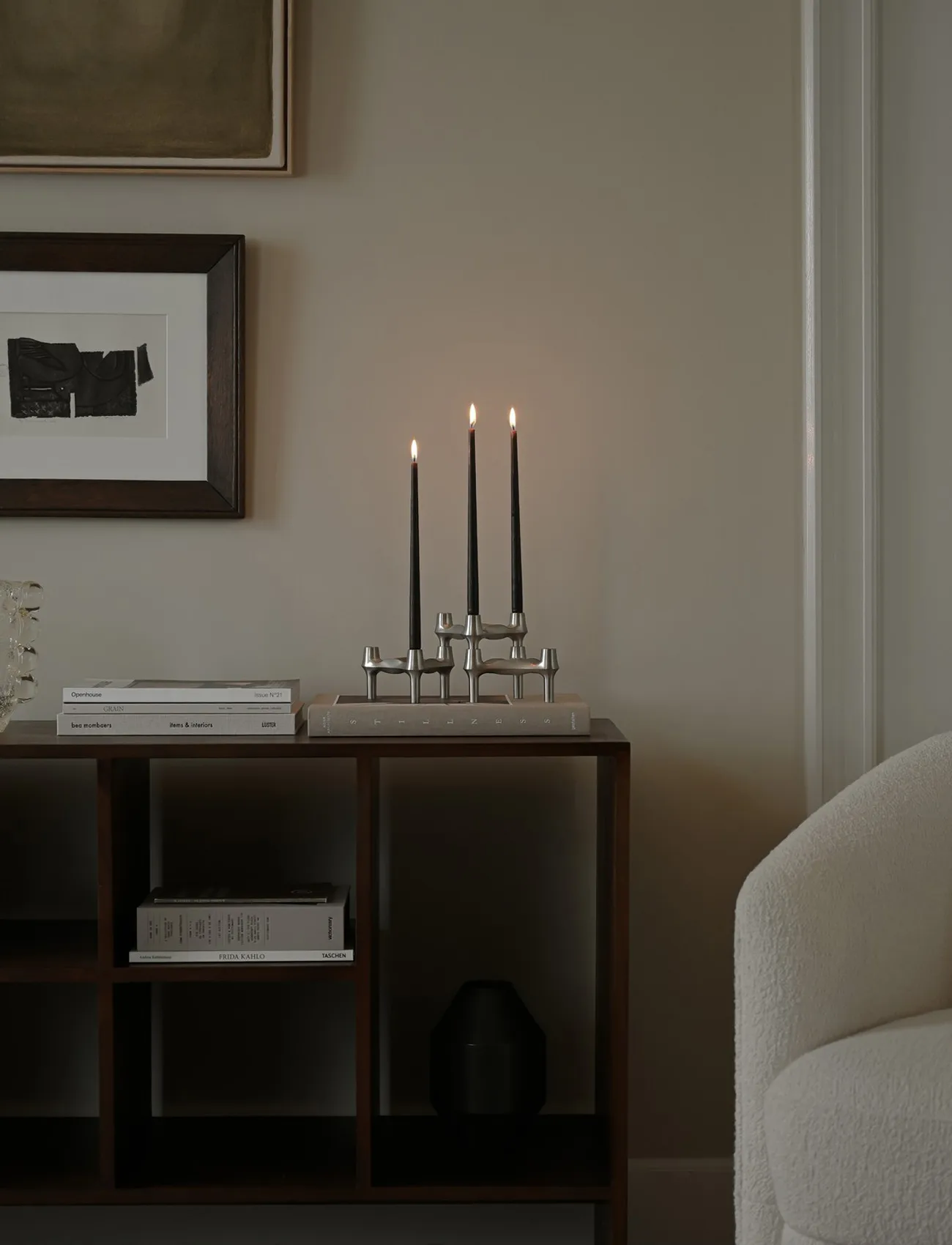 STOFF Nagel bougies antiques ester & erik lot de 6, Espresso STOFF Nagel