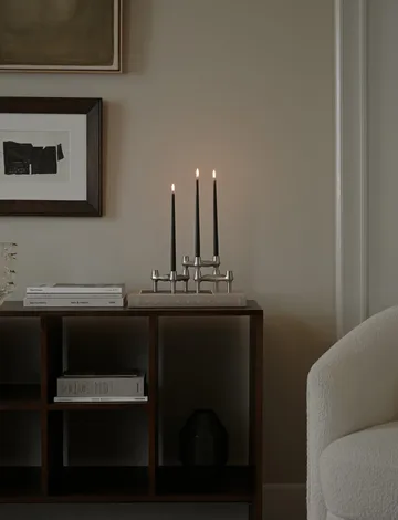 STOFF Nagel bougies antiques ester & erik lot de 6 - Espresso - STOFF Nagel