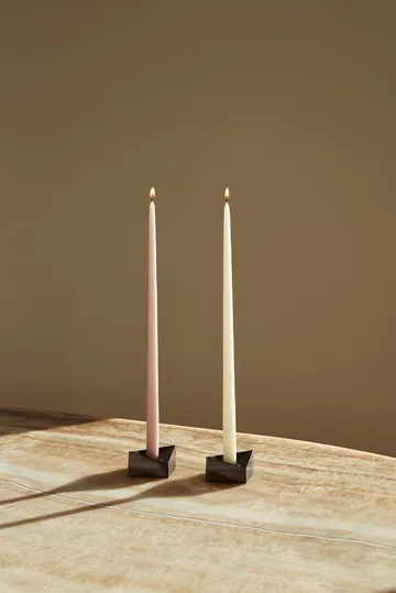 STOFF Nagel bougies antiques ester & erik lot de 6 - Soft rose - STOFF Nagel