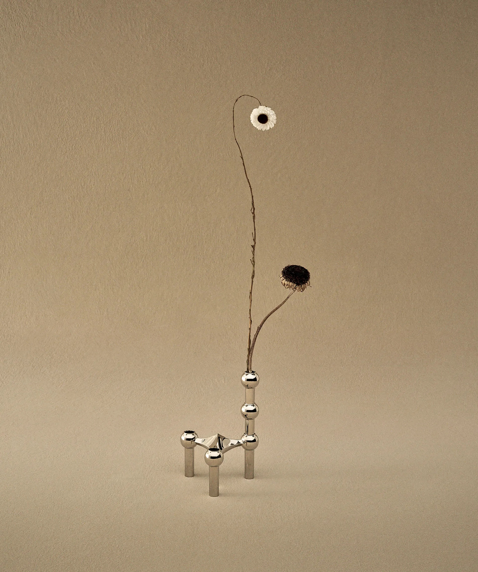 Vase STOFF Nagel, Chrome STOFF Nagel