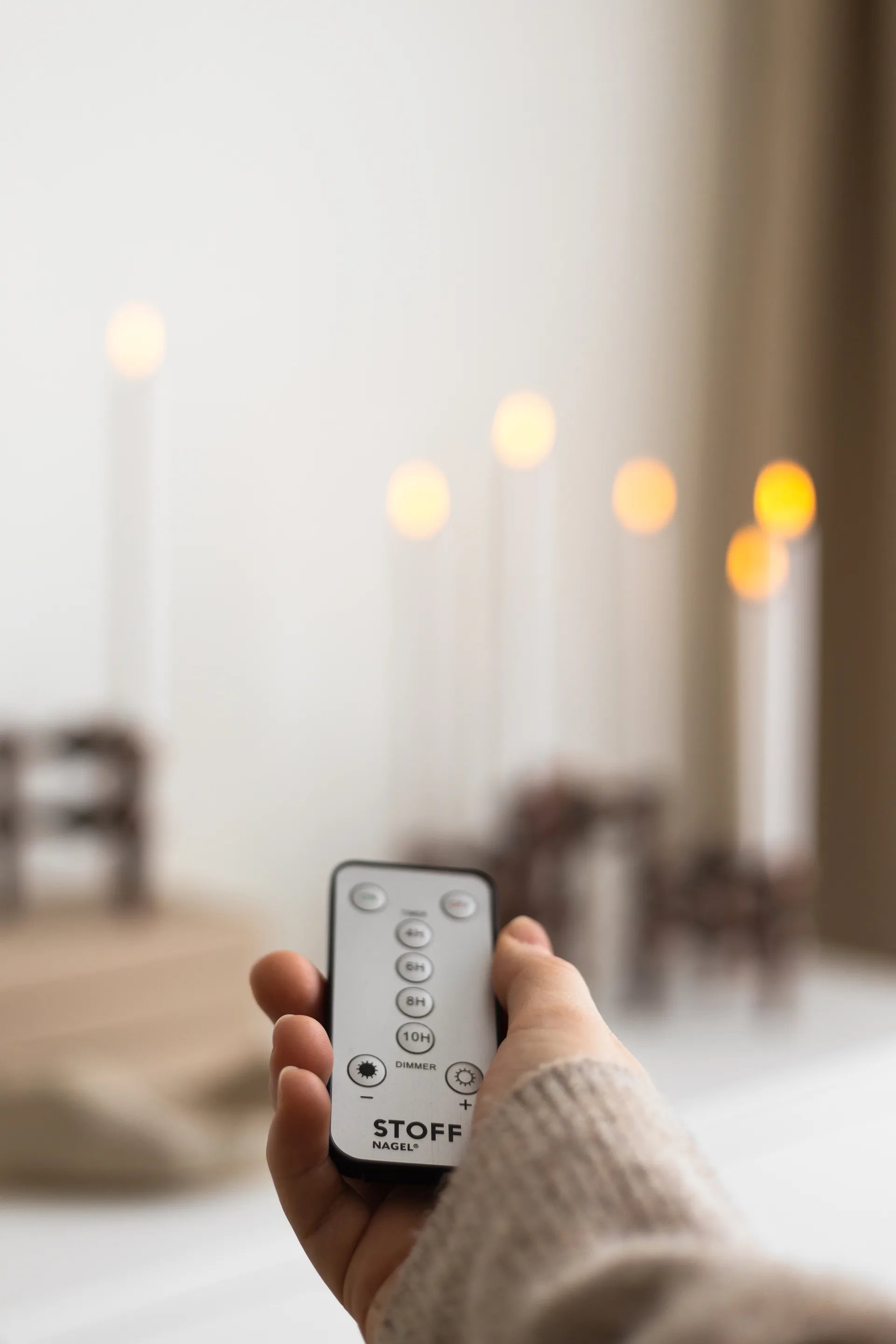 Télécommande STOFF by Uyuni Lighting, Blanc STOFF