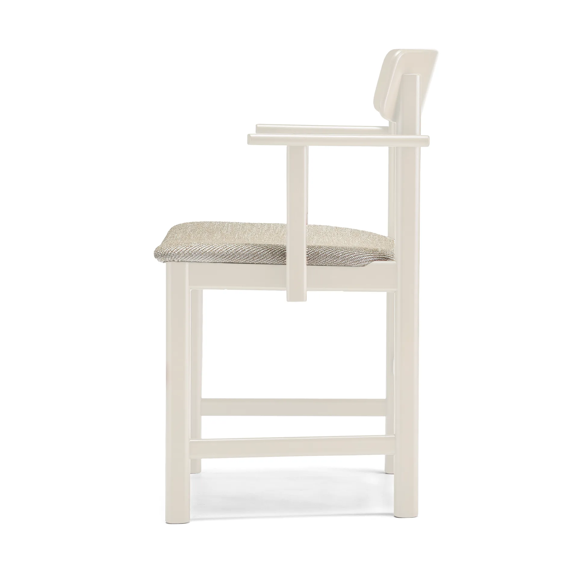 Chaise à accoudoirs Pal, Bouleau clair verni mat - Driftwood Stolab