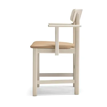 Chaise à accoudoirs Pal - Bouleau clair verni mat - Elmosoft 22030 - Stolab