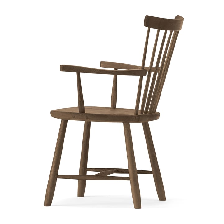 Chaise avec accoudoirs Lilla Åland chêne - Smoked oak - Stolab