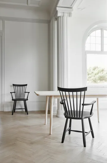 Chaise avec accoudoirs Lilla Åland - Vert olive (boleau) - Stolab
