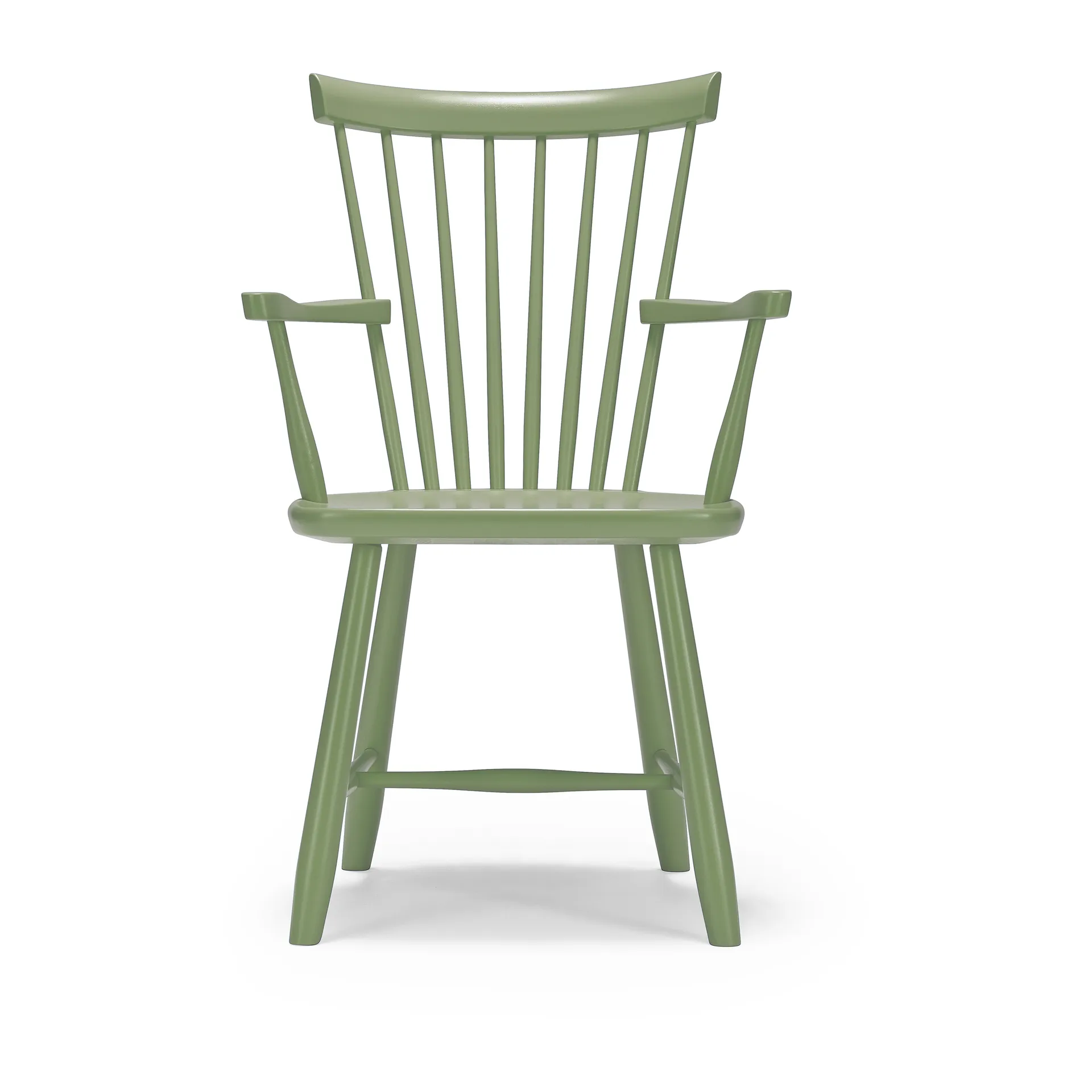 Chaise avec accoudoirs Lilla Åland, Vert olive (boleau) Stolab
