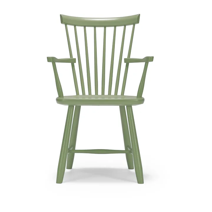 Chaise avec accoudoirs Lilla Åland - Vert olive (boleau) - Stolab