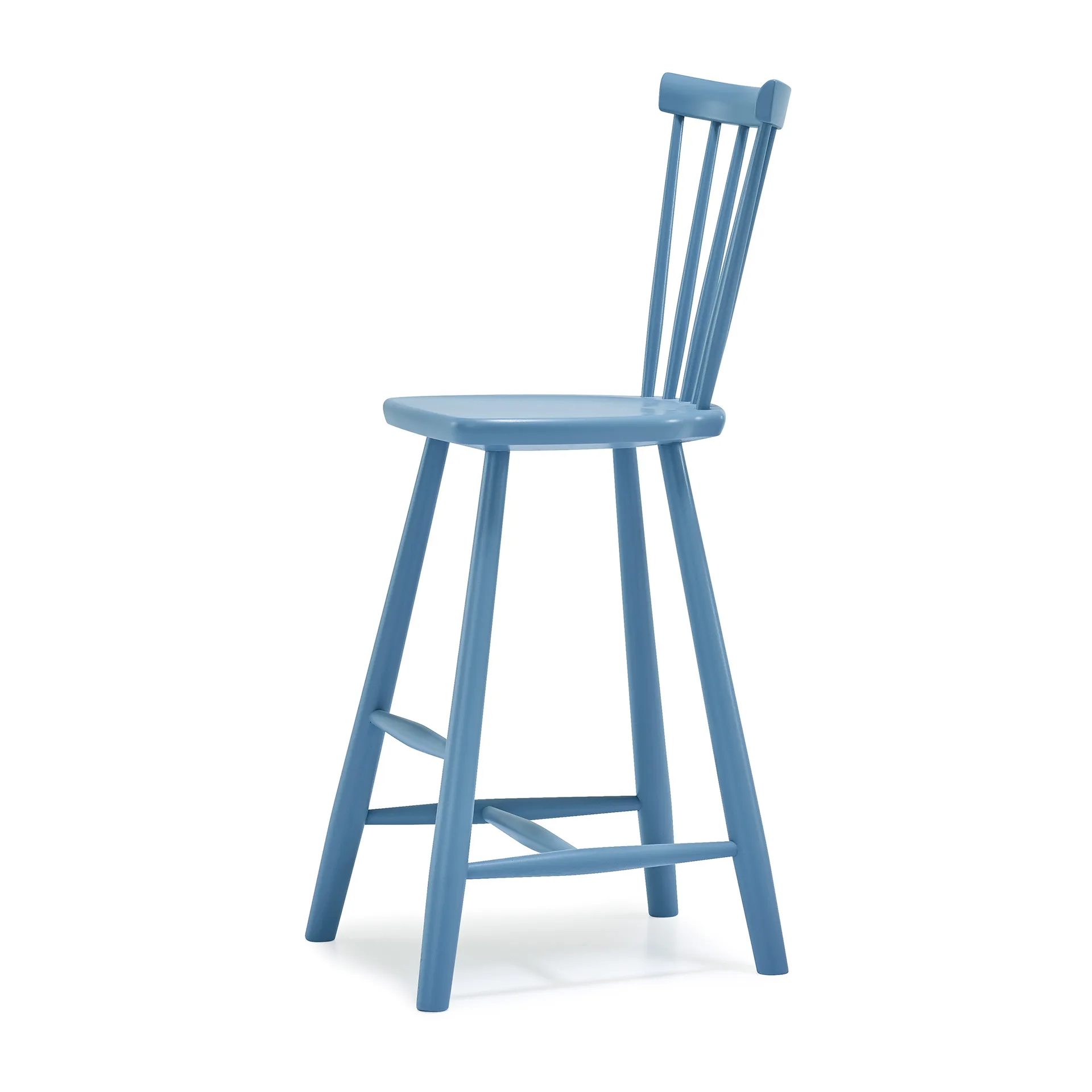 Chaise enfant Lilla Åland bouleau 52 cm, Bleu Aube Stolab