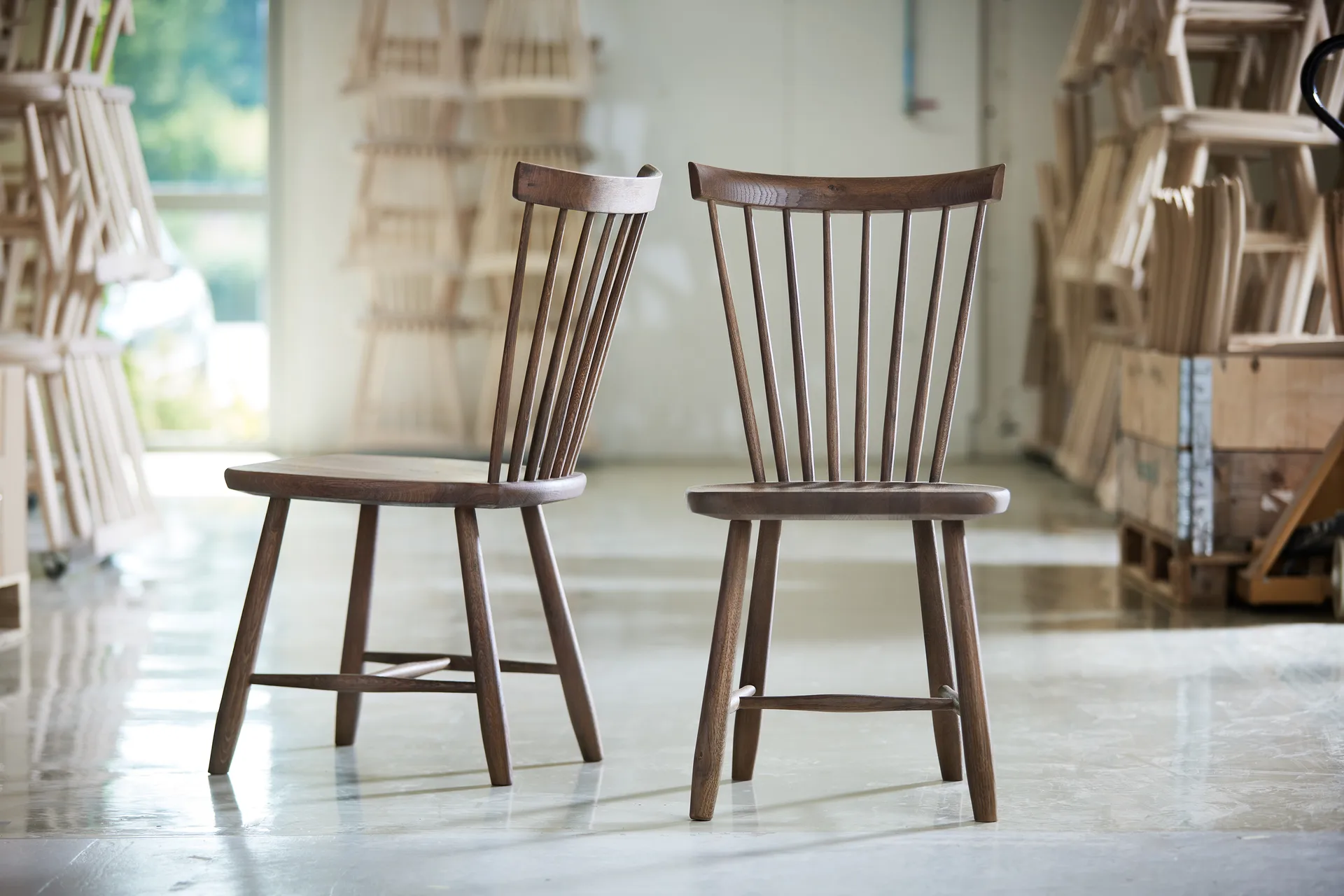 Chaise Lilla Åland chêne, Chêne fumé Stolab