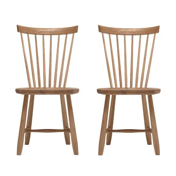 Chaise Lilla Åland, Huile naturelle (chêne), lot de 2 - Stolab
