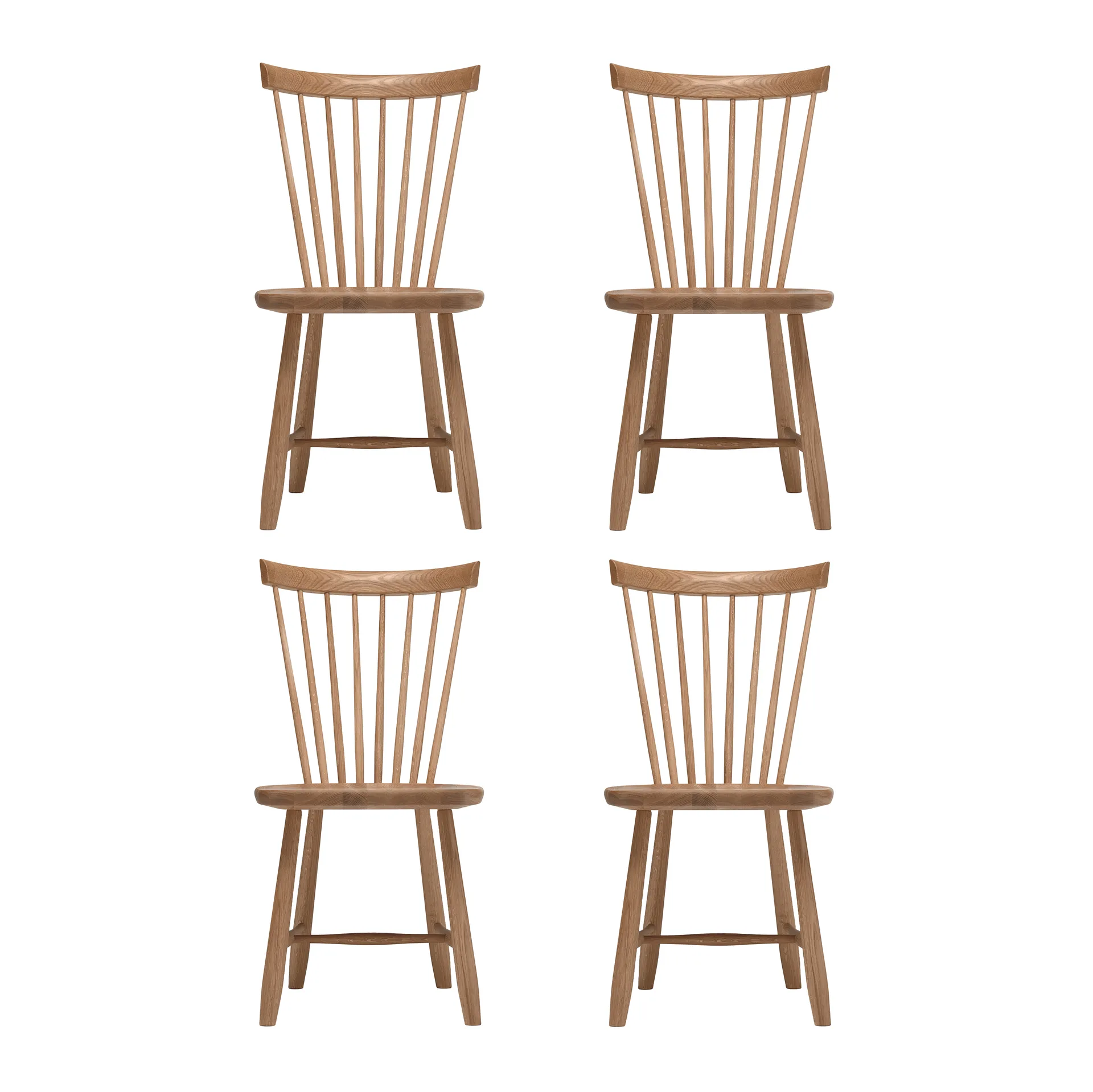 Chaise Lilla Åland, Huile naturelle (chêne), lot de 4,  Stolab