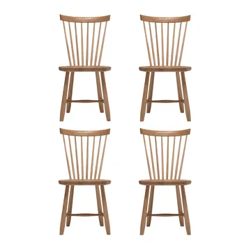 Chaise Lilla Åland, Huile naturelle (chêne), lot de 4 - Stolab