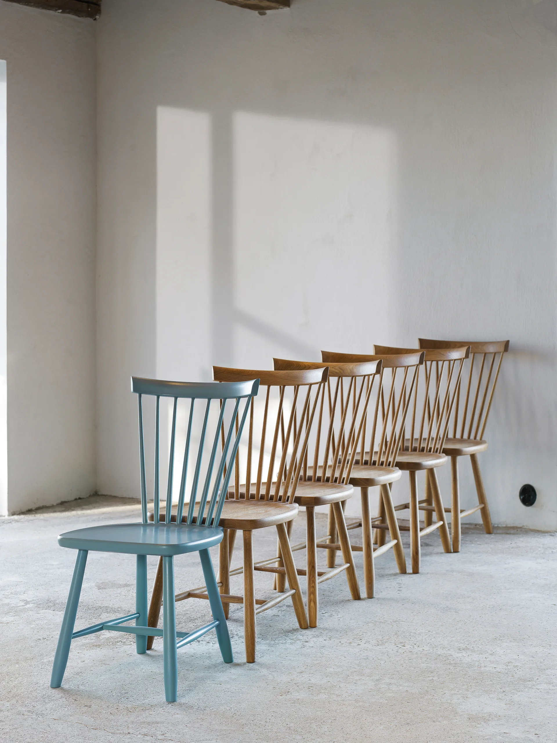 Chaise Lilla Åland, Huile naturelle (chêne), lot de 6 Stolab