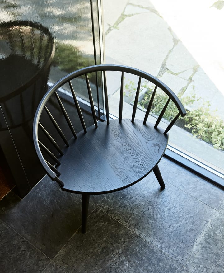 Chaise lounge Arka bouleau - Noir - Stolab
