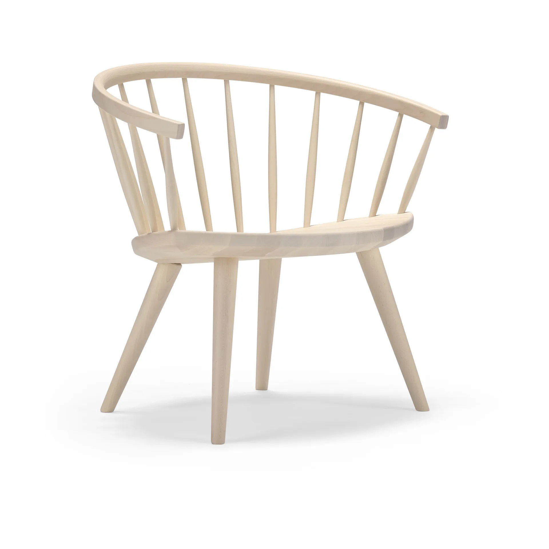 Chaise lounge Arka bouleau, Vernis mat clair Stolab