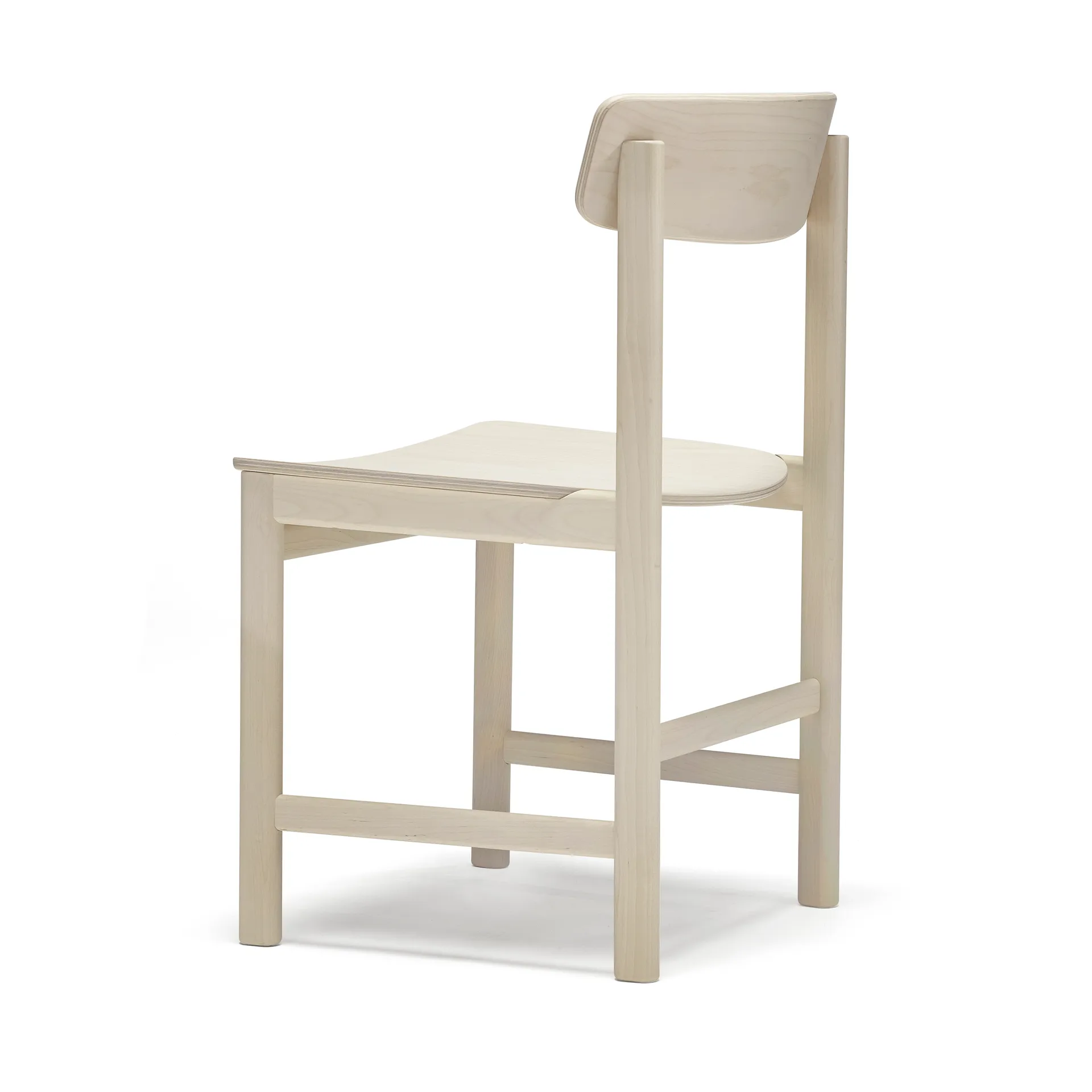 Chaise Pal, Bouleau clair verni mat Stolab