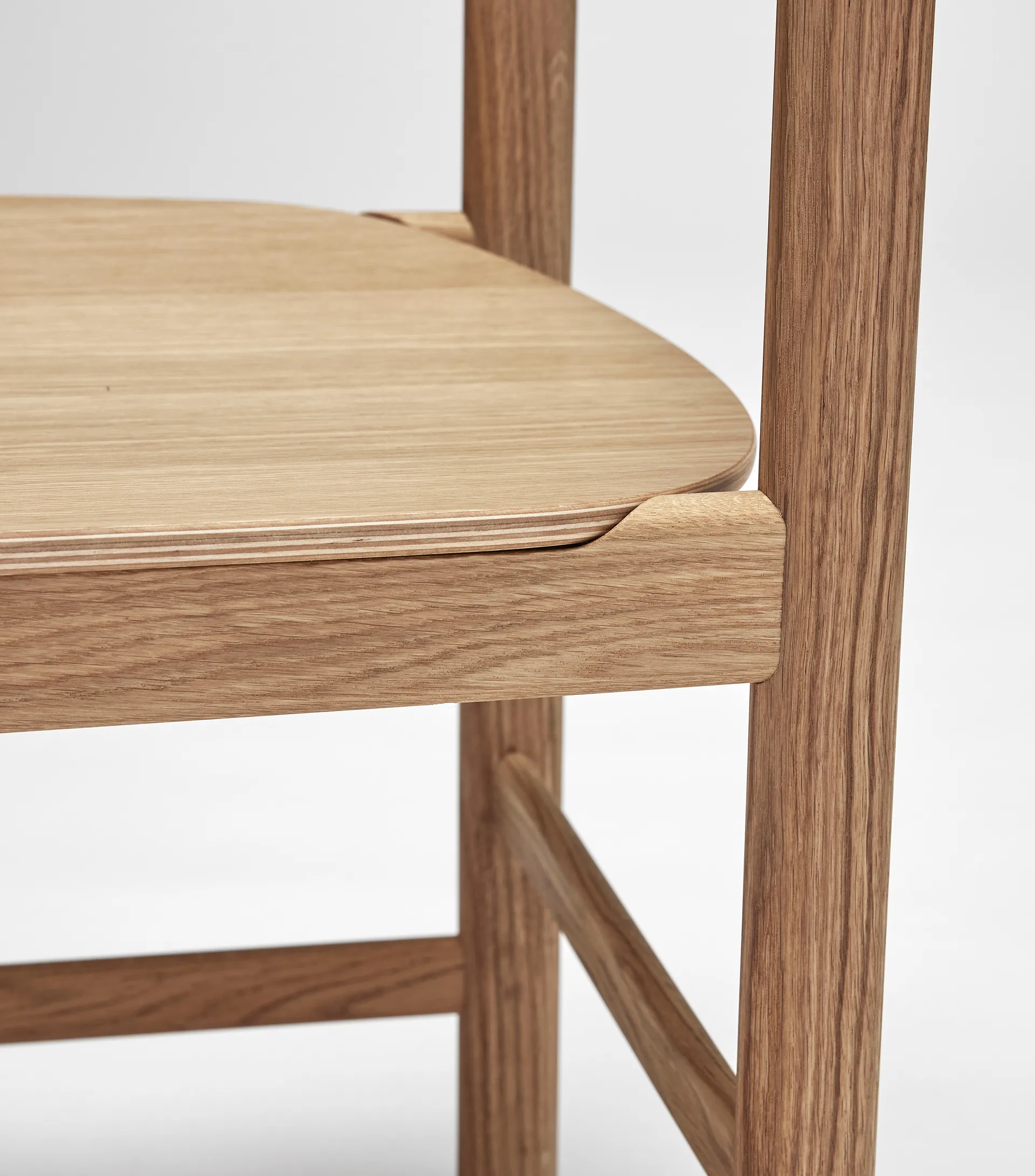 Chaise Pal, Chêne naturel huilé Stolab