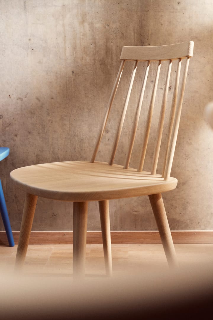 Chaise Pinnockio chêne, Vernis mat clair Stolab